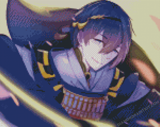 Aesthetic Mikazuki Munechika diamond painting