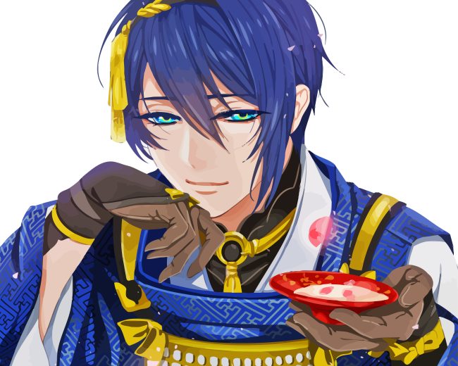 Cute Mikazuki Munechika diamond painting