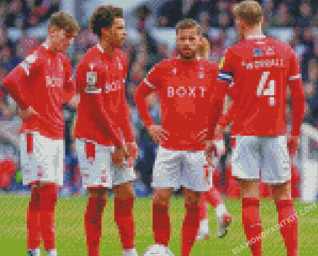 Nottingham Forest Players diamond painting