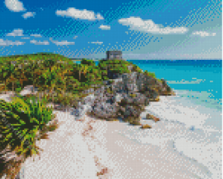 Tulum Landscape diamond painting