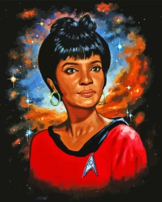 Nyota Uhura Star Trek diamond painting