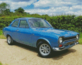 Vintage MK 1 Escort diamond painting