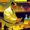 Scientist In Laboratory diamond painting