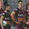 Aesthetic Brisbane Broncos diamond painting