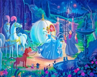 Disney Cinderella Coach Carriage diamond painting