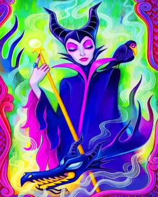 Disney Maleficent diamond painting