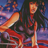 Elektra Marvel diamond painting