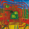 Friedensreich Hundertwasser diamond painting