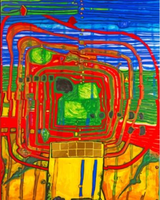 Friedensreich Hundertwasser diamond painting