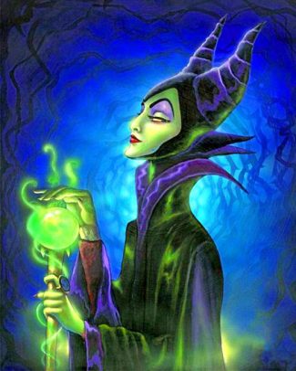 Aesthetic Maleficent diamond painting