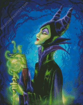 Aesthetic Maleficent diamond painting