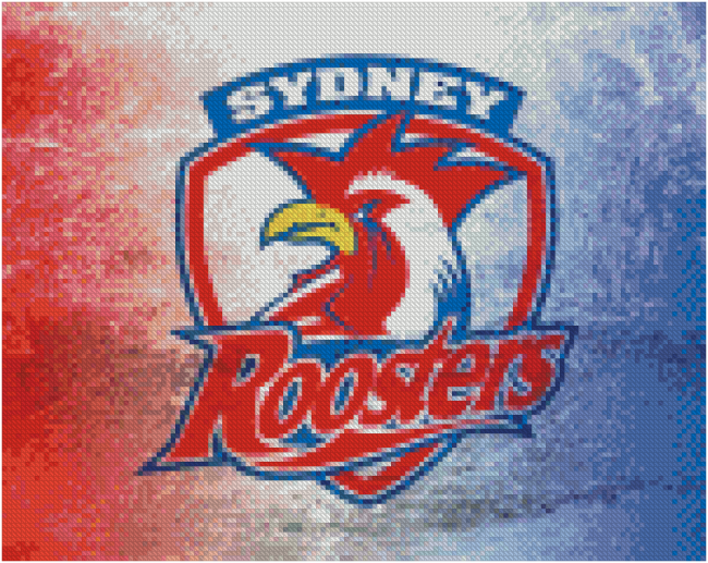 Sydney Rosters Logo diamond painting