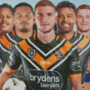 Wests Tigers NRL Team diamond painting