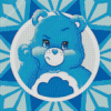 Cute Grumpy Care Bear diamond painting