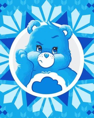 Cute Grumpy Care Bear diamond painting