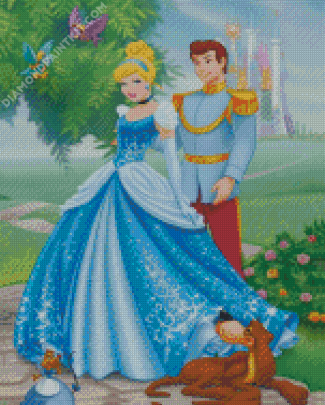 Cinderella With Her Prince diamond painting