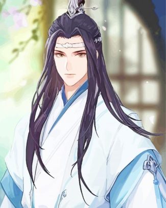 Cool Lan Wangji diamond painting