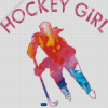 Hockey Girl Art diamond painting