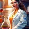 Scientist Woman diamond painting