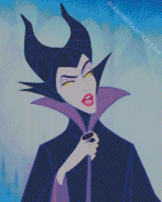 Sleeping Beauty Maleficent diamond painting