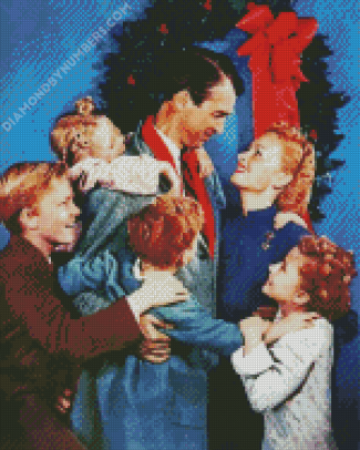 Christmas its a Wonderful Life Diamond painting