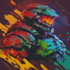 The Doomguy Video Game diamond painting