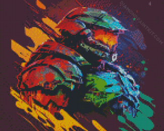 The Doomguy Video Game diamond painting