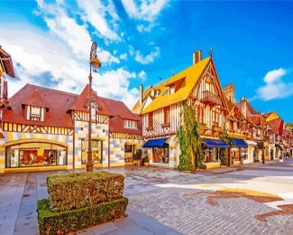 Deauville France diamond by numbers