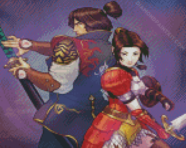 Aesthetic Onimusha Diamond painting