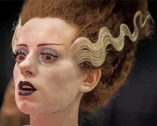 Elsa Lanchester Frankenstein 5D Diamond Painting