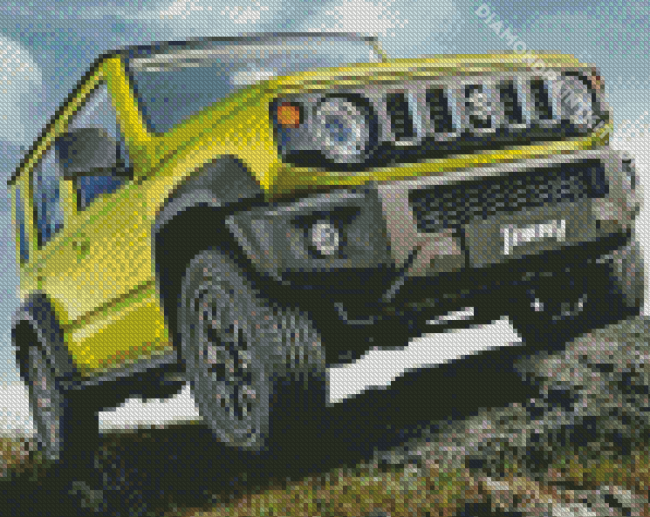 Suzuki Jimny paint by numbers