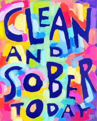 Clean And Sober paint by numbers