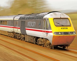 HST Intercity Swallow Train Diamond Painting