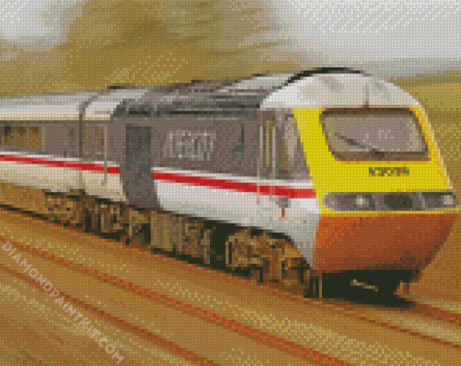 HST Intercity Swallow Train Diamond Painting