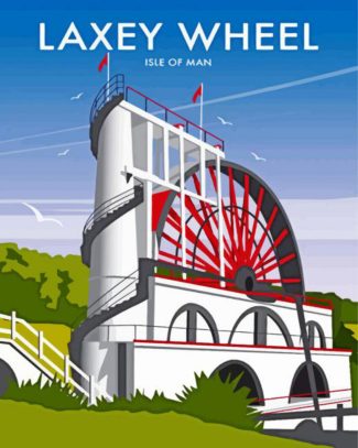 Laxey Wheel Diamond Painting