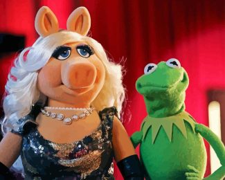 Miss Piggy and Kermit Diamond Painting