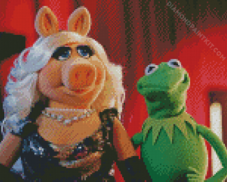 Miss Piggy and Kermit Diamond Painting