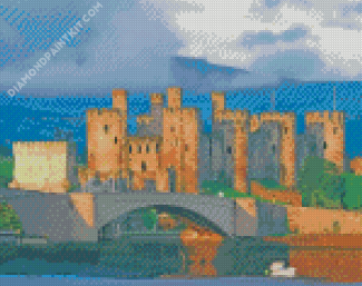 Conwy Castle Diamond Painting