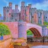 Conwy Castle Wales Diamond Painting