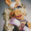 Cute Miss Piggy Diamond Painting