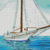 Skipjack Boat Diamond Painting