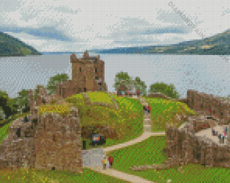 Aesthetic Urquhart Castle Diamond Painting