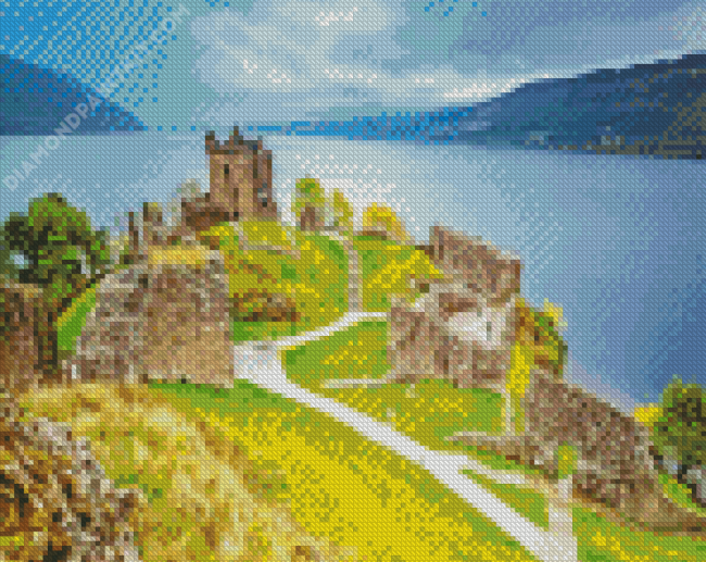 Cool Urquhart Castle Diamond Painting