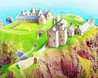 Dunnottar Castle Diamond Painting