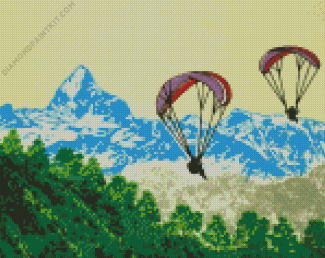 Everest Paragliding Diamond Painting