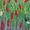 Bottlebrushes And Birds Diamond Painting