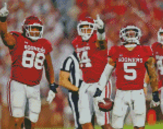 Oklahoma Sooners players Diamond Painting