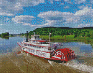 Paddle Wheel Diamond Painting