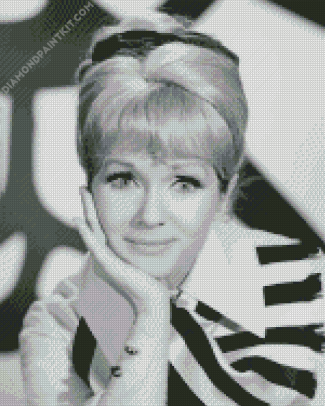 Black And White Debbie Reynolds Diamond Painting