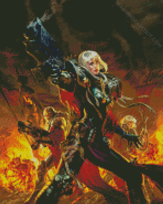 Adepta Sororitas Warhammer Diamond Painting